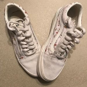 Vans flower sneakers